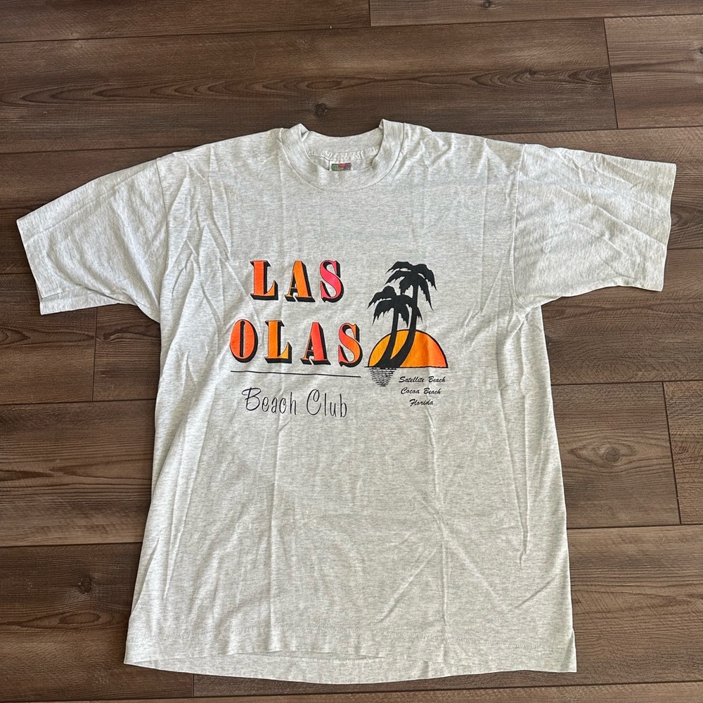 90s Vintage Las Olas Florida Private Beach Club T-Shirt